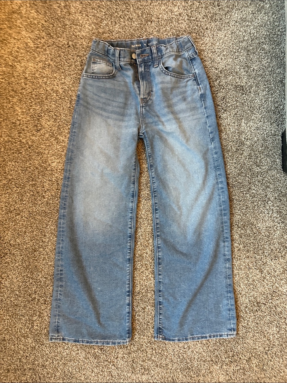 Old Navy Light Blue High-Rise Baggy Jeans